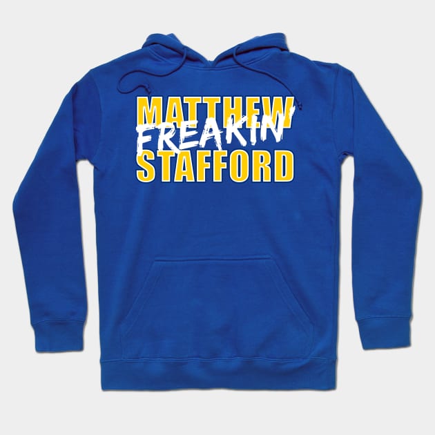 Matthew Freakin' Stafford T-Shirt Hoodie by halfzero